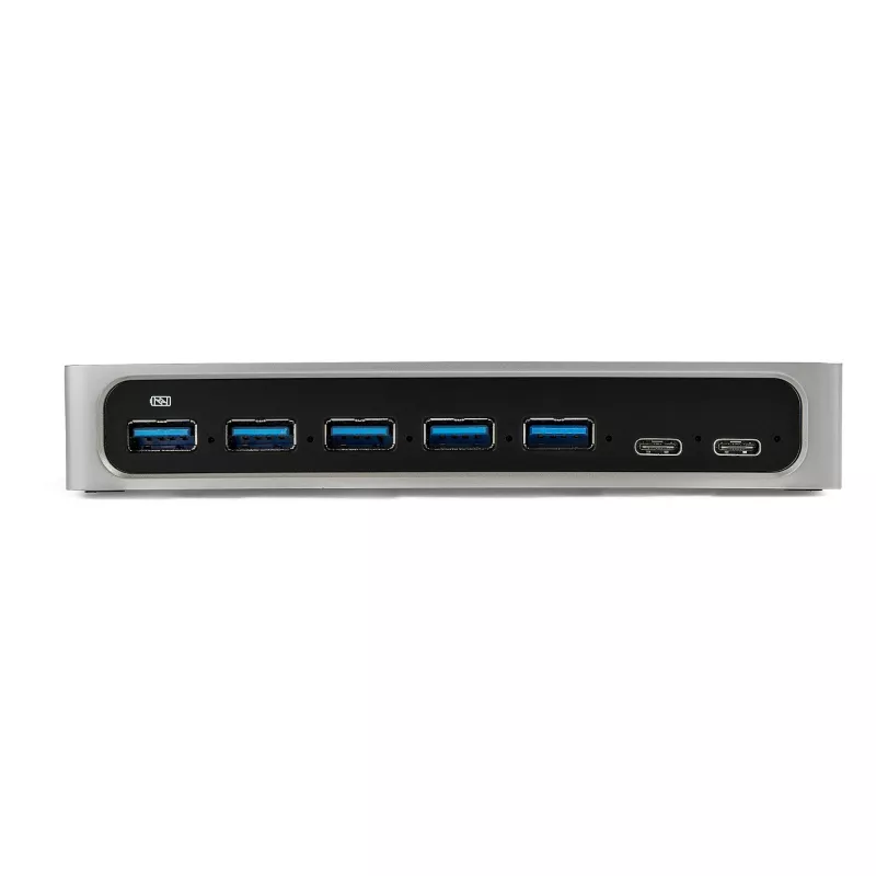StarTech.com HB30C5A2CSC 7 prievadų USB-C šakotuvas, USB-C į 5x USB-A + 2x USB-C, USB 3.0, greito krovimo prievadas, su maitinimu
