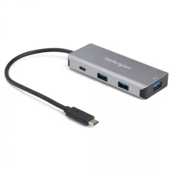 StarTech.com 4 prievadų USB-C šakotuvas su 3x USB-A ir 1x USB-C – itin greitas 10Gbps USB 3.1/3.2 Gen 2 šakotuvas – maitinamas iš USB – kompaktiškas USB-C adapteris – nešiojamas / nešiojamam kompiuteriui – aliuminis
