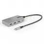 StarTech.com 4 prievadų USB-C šakotuvas su USB-C DP Alt režimo vaizdo išvestimi 4K 60Hz – 3x USB-A, 1x USB Type-C, 100W Power Delivery perdavimas, USB 3.2 10Gbps, 30 cm kabelis, nešiojamas USB šakotuvas