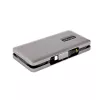 StarTech.com 4 prievadų USB-C šakotuvas, 4x USB-C, USB 3.2 Gen 2 (10Gbps) – nešiojamas USB-C šakotuvas su 100W Power Delivery perdavimu, 32 cm įmontuotu kabeliu