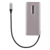 StarTech.com 4 prievadų USB-C šakotuvas, 4x USB-C, USB 3.2 Gen 2 (10Gbps) – nešiojamas USB-C šakotuvas su 100W Power Delivery perdavimu, 32 cm įmontuotu kabeliu
