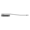 StarTech.com 4 prievadų USB-C šakotuvas, 4x USB-C, USB 3.2 Gen 2 (10Gbps) – nešiojamas USB-C šakotuvas su 100W Power Delivery perdavimu, 32 cm įmontuotu kabeliu