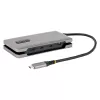 StarTech.com 4 prievadų USB-C šakotuvas, 4x USB-C, USB 3.2 Gen 2 (10Gbps) – nešiojamas USB-C šakotuvas su 100W Power Delivery perdavimu, 32 cm įmontuotu kabeliu
