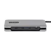 StarTech.com 4 prievadų USB-C šakotuvas, 4x USB-C, USB 3.2 Gen 2 (10Gbps) – nešiojamas USB-C šakotuvas su 100W Power Delivery perdavimu, 32 cm įmontuotu kabeliu