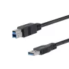 StarTech.com 4 į 4 USB 3.0 išorinių įrenginių perjungimo jungiklis, 5 Gbit/s, Micro-USB Type-B, juodas, plastikinis, CE, FCC, REACH, 0 - 40 °C
