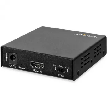 StarTech.com 4K HDMI garso ištraukiklis su 4K 60Hz palaikymu, juodas
