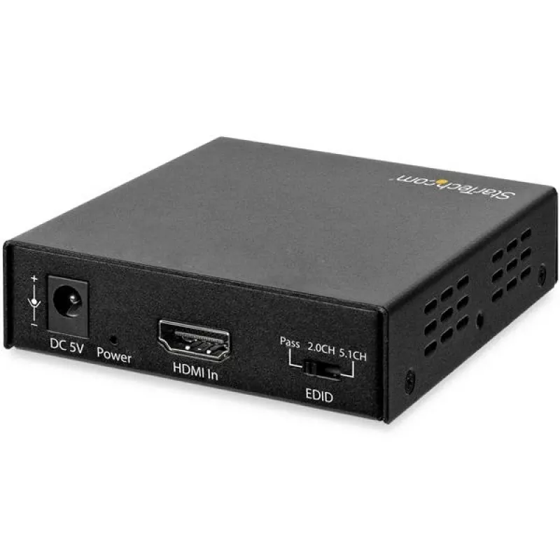 StarTech.com 4K HDMI garso ištraukiklis su 4K 60Hz palaikymu, juodas