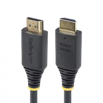 StarTech.com 30cm (1 pėda) didelės spartos HDMI laidas, 4K 60Hz/1440p 144Hz, HDR10/HDCP 2.2/ARC, 18Gbps, UHD HDMI 2.0 laidas TV/monitoriui/ekranui, TPE apvalkalas