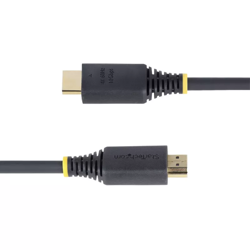 StarTech.com 30cm (1 pėda) didelės spartos HDMI laidas, 4K 60Hz/1440p 144Hz, HDR10/HDCP 2.2/ARC, 18Gbps, UHD HDMI 2.0 laidas TV/monitoriui/ekranui, TPE apvalkalas