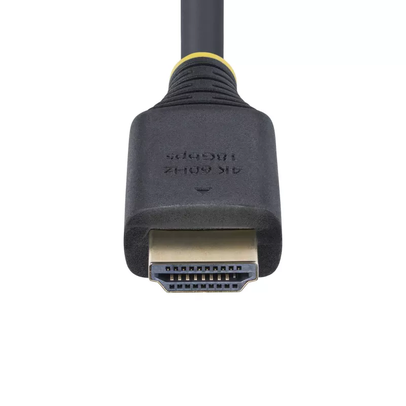StarTech.com 30cm (1 pėda) didelės spartos HDMI laidas, 4K 60Hz/1440p 144Hz, HDR10/HDCP 2.2/ARC, 18Gbps, UHD HDMI 2.0 laidas TV/monitoriui/ekranui, TPE apvalkalas