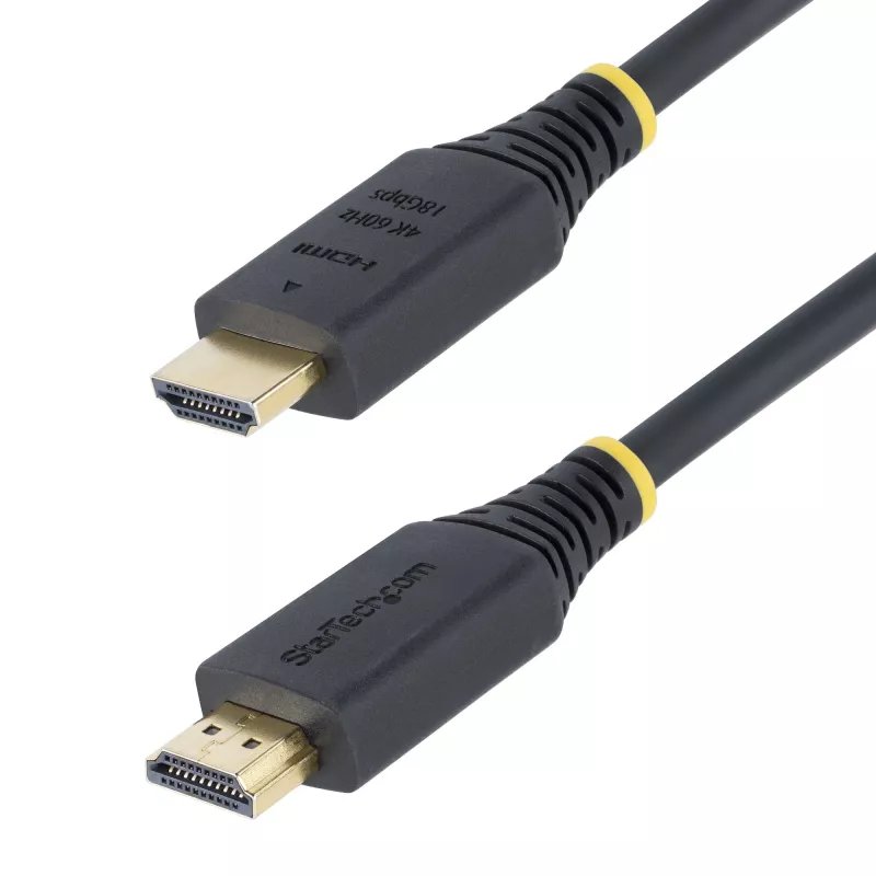 StarTech.com 4m Premium sertifikuotas HDMI 2.0 kabelis, 4K 60Hz/1440p 144Hz, HDR10/HDCP 2.2/ARC, 18Gbps, UHD, TPE apvalkalas