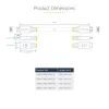 StarTech.com 7m Premium Certified HDMI 2.0 laidas, 4K 60Hz/1440p 144Hz, HDR10/HDCP 2.2/ARC, 18Gbps, UHD, TPE