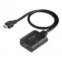 StarTech.com 2 prievadų HDMI skirstytuvas, 4K 60Hz HDMI 2.0 vaizdas, 1 į 2 išėjimai, HDR/HDCP, įmontuotas 50 cm HDMI kabelis