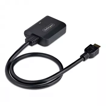 StarTech.com 2 prievadų HDMI skirstytuvas, 4K 60Hz HDMI 2.0 vaizdas, 1 į 2 išėjimai, HDR/HDCP, įmontuotas 50 cm HDMI kabelis
