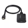 StarTech.com 2 prievadų HDMI skirstytuvas, 4K 60Hz HDMI 2.0 vaizdas, 1 į 2 išėjimai, HDR/HDCP, įmontuotas 50 cm HDMI kabelis