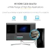 StarTech.com 1 m HDMI 2.1 laidas 8K – sertifikuotas itin didelės spartos HDMI laidas 48 Gbps – 8K 60 Hz / 4K 120 Hz HDR10+ eARC – itin didelės raiškos 8K HDMI laidas – monitoriui / televizoriui / ekranui – lanksti TPE apvalkalu