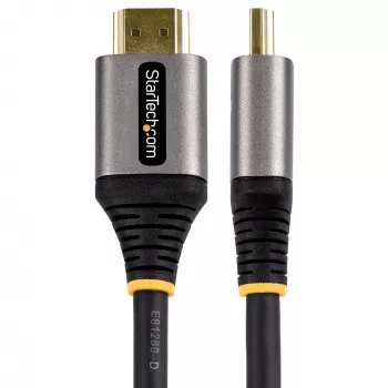 StarTech.com 10ft (3m) HDMI 2.1 laidas 8K – sertifikuotas itin didelės spartos HDMI laidas 48Gbps – 8K 60Hz/4K 120Hz HDR10+ eARC – itin didelės raiškos 8K HDMI laidas – monitoriui/TV/ekranui – lankstus TPE apvalkalas