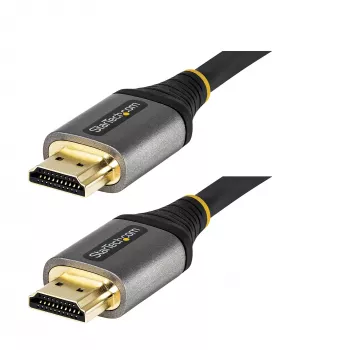 StarTech.com 16ft (5m) HDMI 2.1 laidas 8K – sertifikuotas itin aukštos spartos HDMI laidas 48Gbps – 8K 60Hz/4K 120Hz HDR10+ eARC – itin aukštos raiškos 8K HDMI laidas – monitoriui/TV/ekranui – lanksti TPE apvalkalu