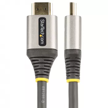 StarTech.com 2 m Premium sertifikuotas HDMI 2.0 laidas – didelės spartos Ultra HD 4K 60Hz HDMI laidas su Ethernet, HDR10, ARC, UHD HDMI vaizdo laidas – UHD monitoriams, TV, ekranams – M/M