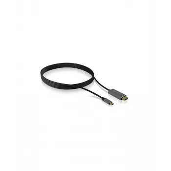 ICY BOX IB-CB020-C HDMI laidas 1,8 m, HDMI A tipo (standartinis), juodas, sidabrinis