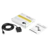 StarTech.com 1 prievado FTDI USB į RS232 nuoseklųjį adapterio kabelis su COM išlaikymu