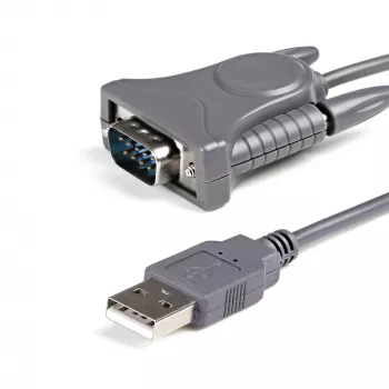 StarTech.com 3ft (91cm) 1 prievado USB į RS232 serijinį kabelį, DB9/DB25 RS232 į USB keitiklis, Prolific, USB į serijinį adapterį