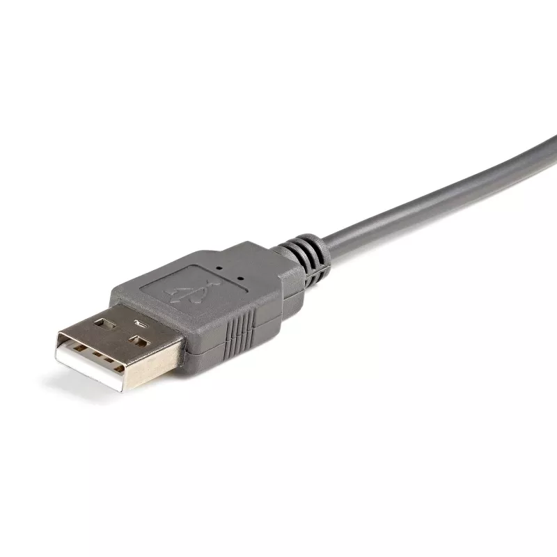 StarTech.com ICUSB232DB25 USB 2.0 į nuoseklųjį RS232 adapterinis kabelis, DB9/DB25, pilkas