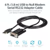 StarTech.com ICUSB232FTN USB į RS232 Null Modem adapteris, 1,8 m, FTDI