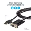 StarTech.com ICUSB232FTN USB į RS232 Null Modem adapteris, 1,8 m, FTDI