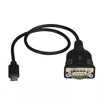 StarTech.com USB-C į RS232 (DB9) nuosekliojo prievado adapterio laidas su COM prievado išlaikymu - 40 cm