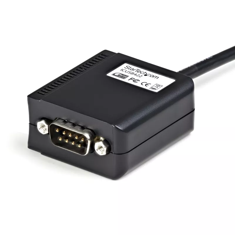 StarTech.com 6 pėdų (1,8 m) 1 prievado profesionalus RS422/485 USB serijinio kabelio adapteris su COM išlaikymu, USB į RS422 adapteris - TAA