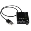 StarTech.com USB stereo garso adapteris išorinė garso plokštė su SPDIF skaitmeniniu garsu ir stereo mikrofonu