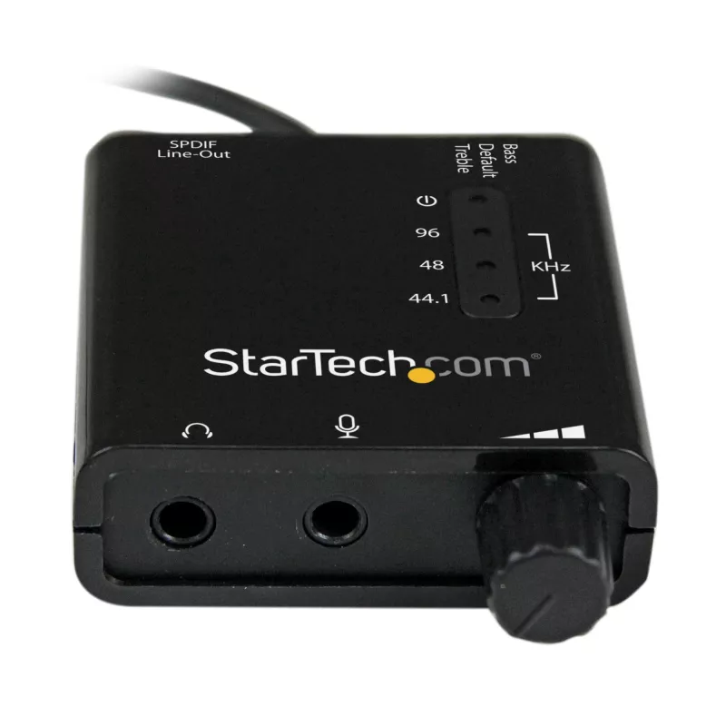 StarTech.com USB stereo garso adapteris išorinė garso plokštė su SPDIF skaitmeniniu garsu ir stereo mikrofonu