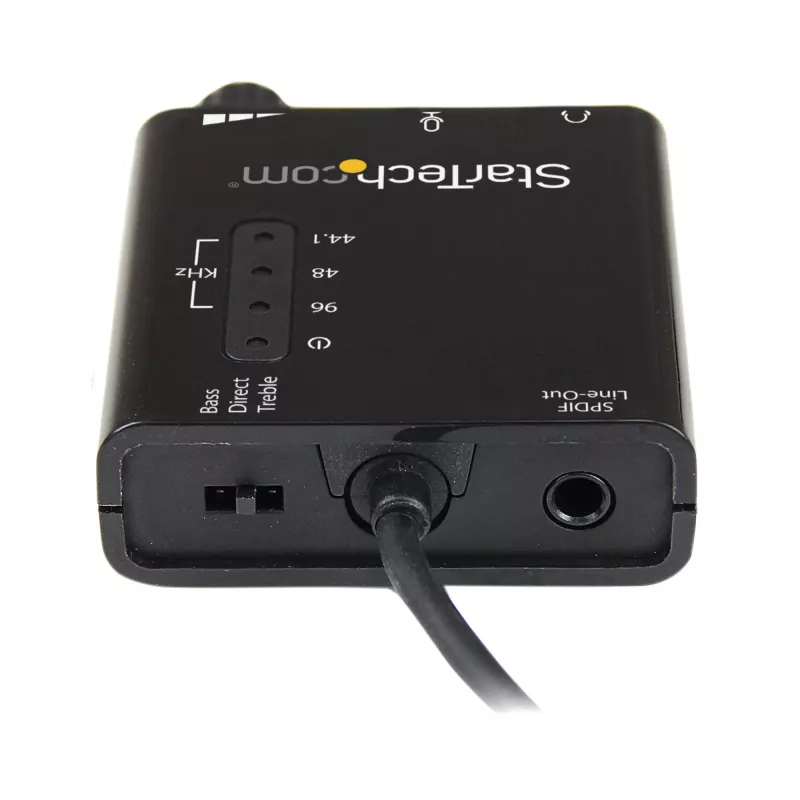 StarTech.com USB stereo garso adapteris išorinė garso plokštė su SPDIF skaitmeniniu garsu ir stereo mikrofonu