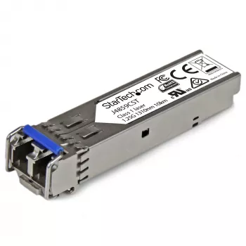 StarTech.com HP J4859C suderinamas SFP siųstuvas-imtuvas – 1000BASE-LX, 1GbE, vienmodis/daugiamodis, LC, 10 km, 1310 nm, DDM