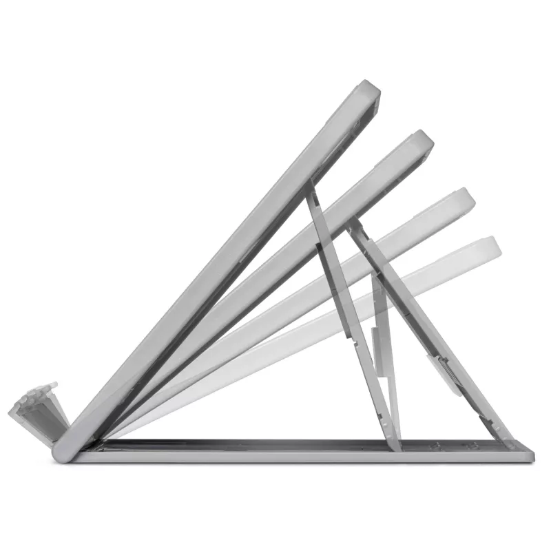 Kensington SmartFit Easy Riser Go reguliuojamas ergonominis nešiojamojo kompiuterio stovas su aušinimu, iki 17 colių