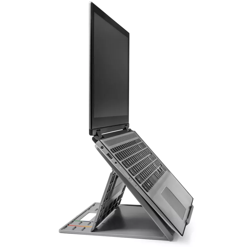 Kensington SmartFit Easy Riser Go reguliuojamas ergonominis nešiojamojo kompiuterio stovas su aušinimu, iki 17 colių