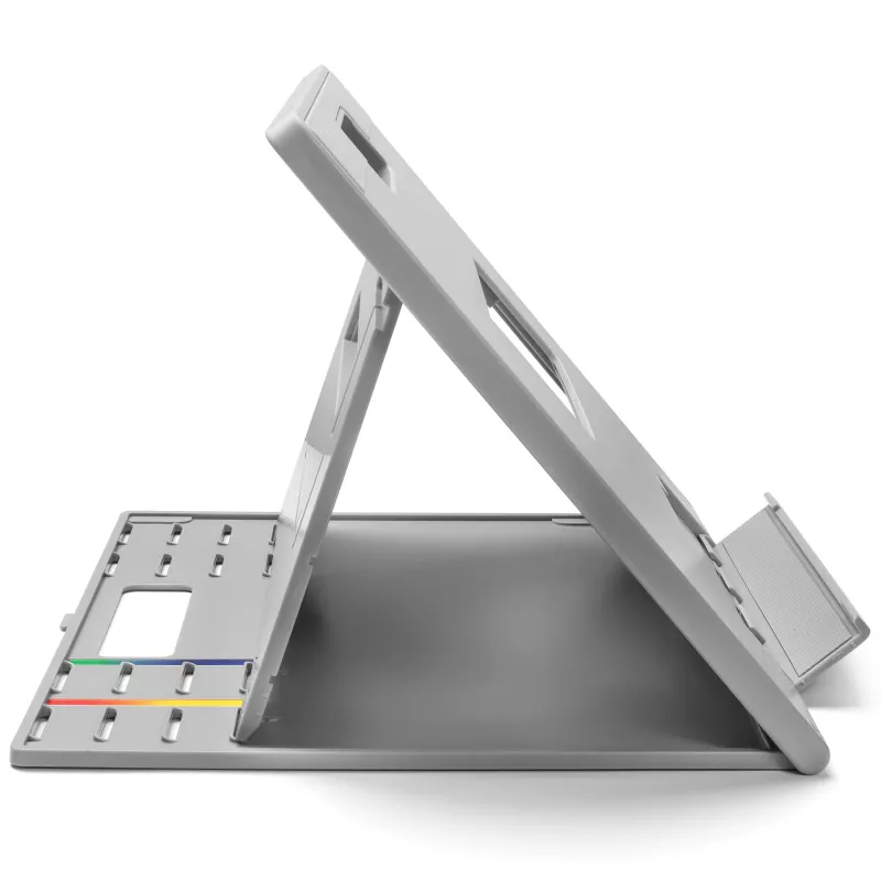 Kensington SmartFit Easy Riser Go reguliuojamas ergonominis nešiojamojo kompiuterio stovas su aušinimu, iki 17 colių