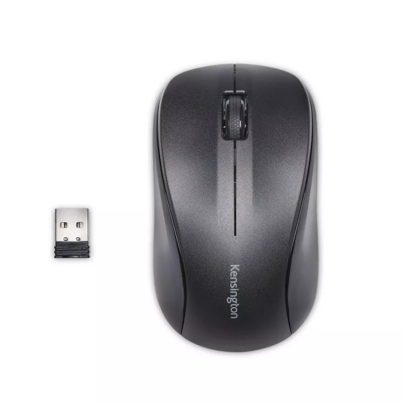 Kensington Wireless ValuMouse, ambidekstrinė, optinė, RF belaidė, 1000 DPI, juoda