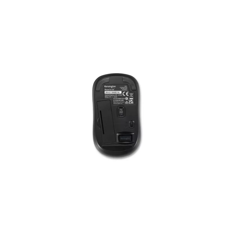 Kensington Wireless ValuMouse, ambidekstrinė, optinė, RF belaidė, 1000 DPI, juoda