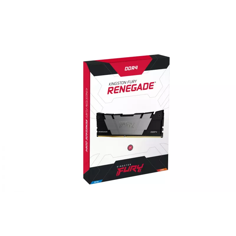 Kingston FURY Renegade 16GB DDR4 3600MHz CL16 DIMM juoda