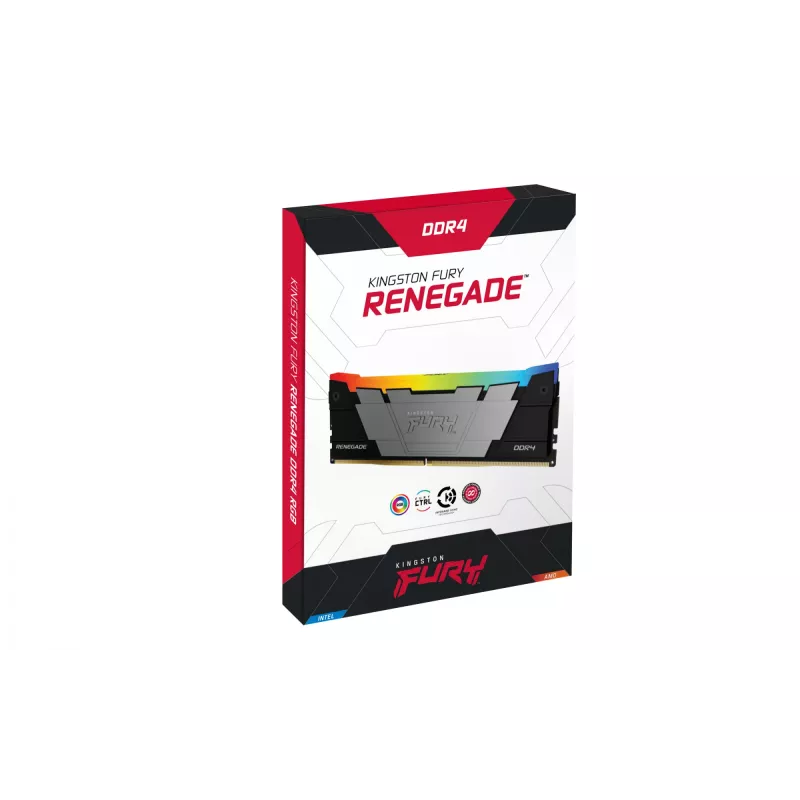 Kingston FURY Renegade RGB 16GB (2x8GB) DDR4 3600MHz CL16 atminties rinkinys