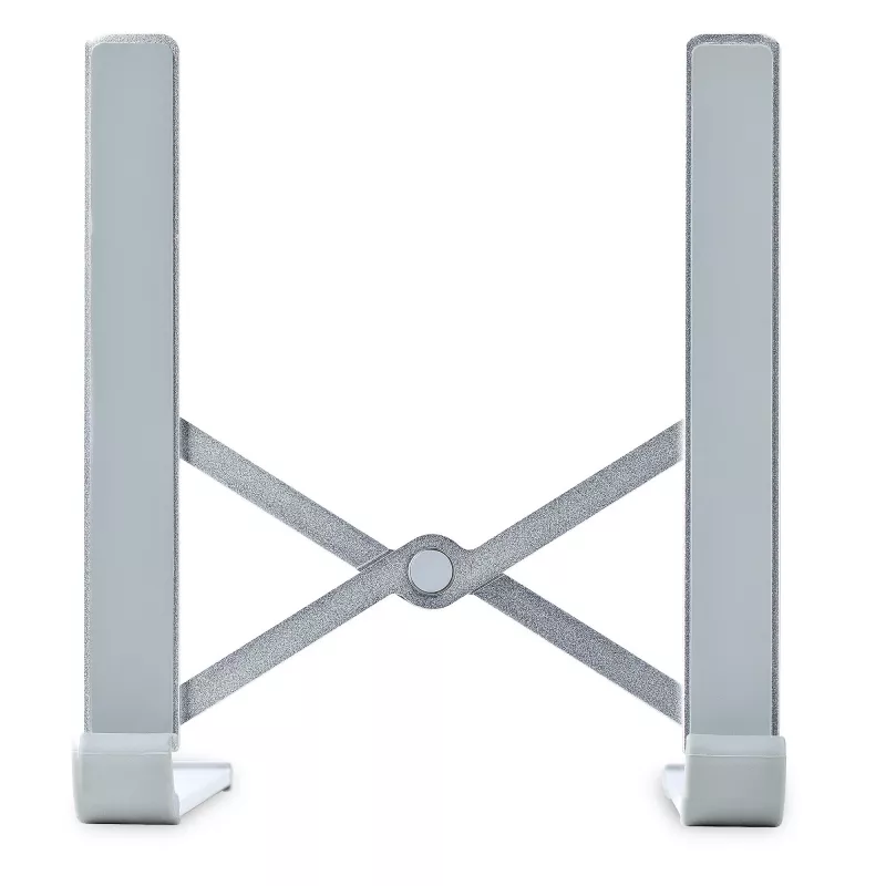 StarTech.com Sulankstomas nešiojamojo kompiuterio stovas, reguliuojamo aukščio ergonomiškas stovas, ventiliuojamas aliumininis rėmas, laikantis 10 kg, reguliuojamas pasvirimas, sulankstomas dizainas