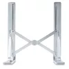 StarTech.com Sulankstomas nešiojamojo kompiuterio stovas, reguliuojamo aukščio ergonomiškas stovas, ventiliuojamas aliumininis rėmas, laikantis 10 kg, reguliuojamas pasvirimas, sulankstomas dizainas