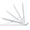 StarTech.com Sulankstomas nešiojamojo kompiuterio stovas, reguliuojamo aukščio ergonomiškas stovas, ventiliuojamas aliumininis rėmas, laikantis 10 kg, reguliuojamas pasvirimas, sulankstomas dizainas
