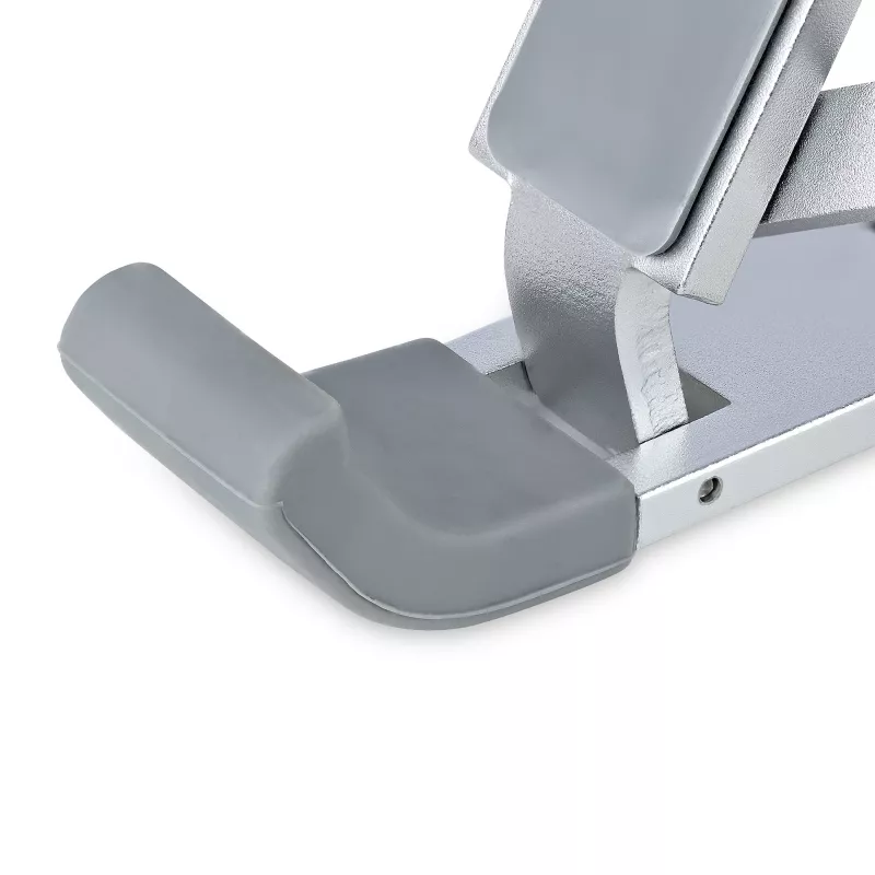 StarTech.com Sulankstomas nešiojamojo kompiuterio stovas, reguliuojamo aukščio ergonomiškas stovas, ventiliuojamas aliumininis rėmas, laikantis 10 kg, reguliuojamas pasvirimas, sulankstomas dizainas