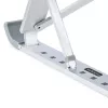 StarTech.com Sulankstomas nešiojamojo kompiuterio stovas, reguliuojamo aukščio ergonomiškas stovas, ventiliuojamas aliumininis rėmas, laikantis 10 kg, reguliuojamas pasvirimas, sulankstomas dizainas