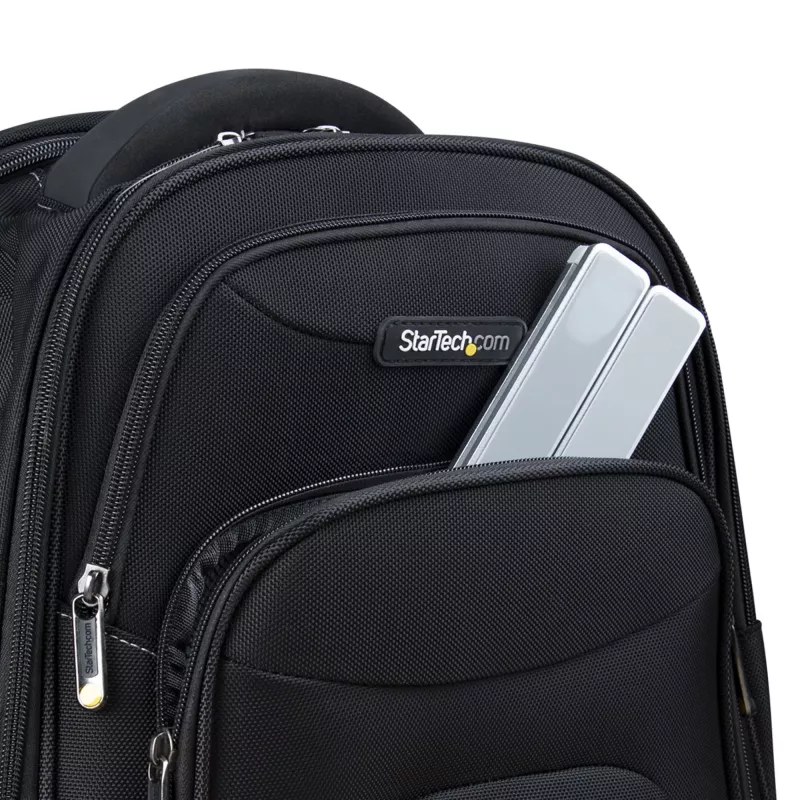 StarTech.com Sulankstomas nešiojamojo kompiuterio stovas, reguliuojamo aukščio ergonomiškas stovas, ventiliuojamas aliumininis rėmas, laikantis 10 kg, reguliuojamas pasvirimas, sulankstomas dizainas