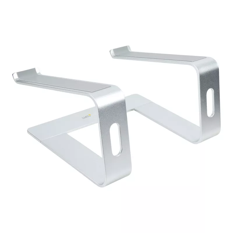 StarTech.com stovas nešiojamam kompiuteriui ant stalo, laiko 5 kg, aliuminis, sidabrinis, ergonomiškas pakėlėjas