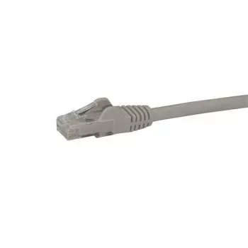 StarTech.com 10 m CAT6 Ethernet kabelis pilkas – CAT 6 Gigabit Ethernet laidas – 250 MHz 100 W PoE RJ45 UTP tinklo/latakinis laidas su apsauga nuo užkabinimo ir įtempimo mažinimu, individualiai išbandytas
